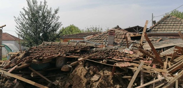 Εικόνες καταστροφής στο Ριζοβούνι Καρδίτσας